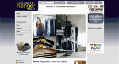 Desktop Screenshot of mainettihangerstore.com